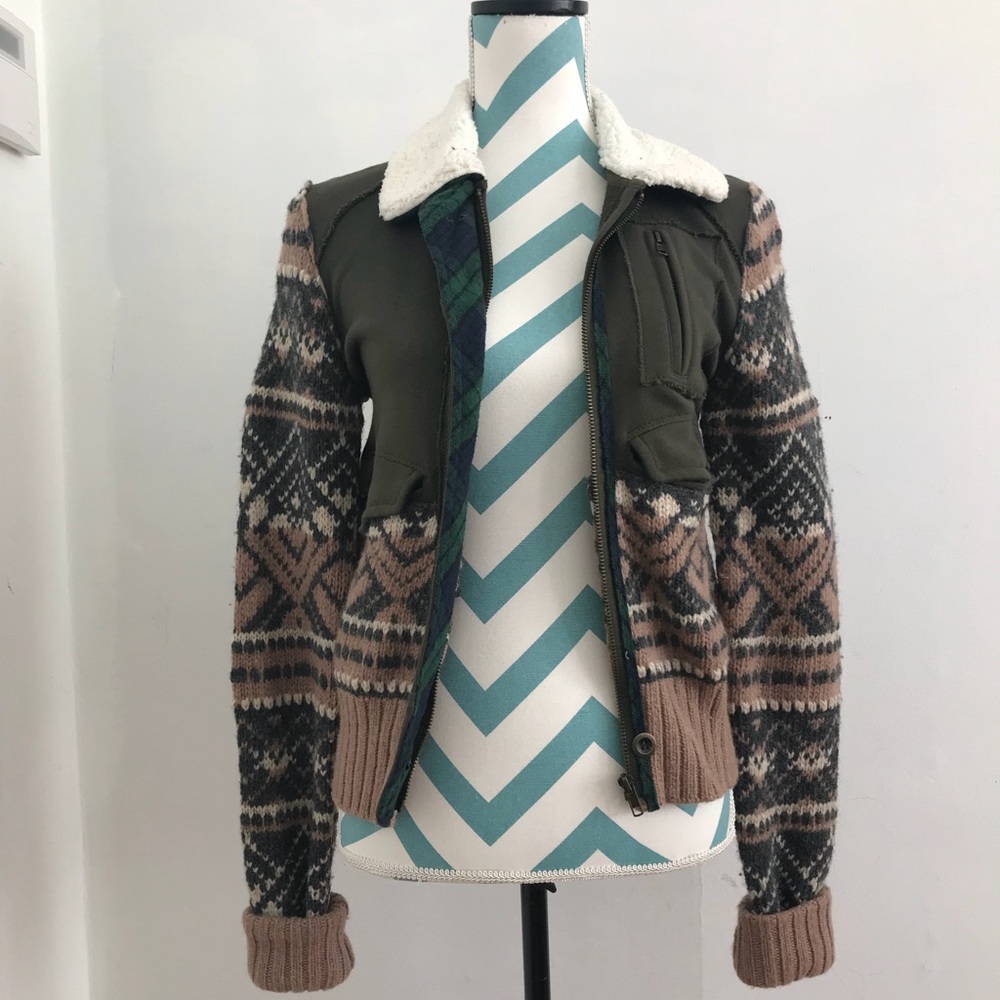 🐾Host Pick🐾WeTheFree by Free People Green Jacket
